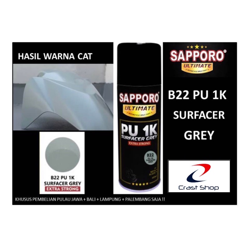 Sapporo Ultimate B22 1K Surfacer Grey / Sapporo ultimate / Cat Sapporo