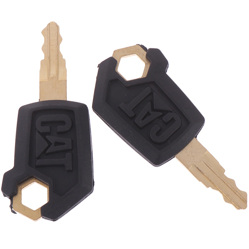 {LUCKID}2pcs 5P8500 Heavy Equipment Ignition Loader Dozer Key For Caterpillar