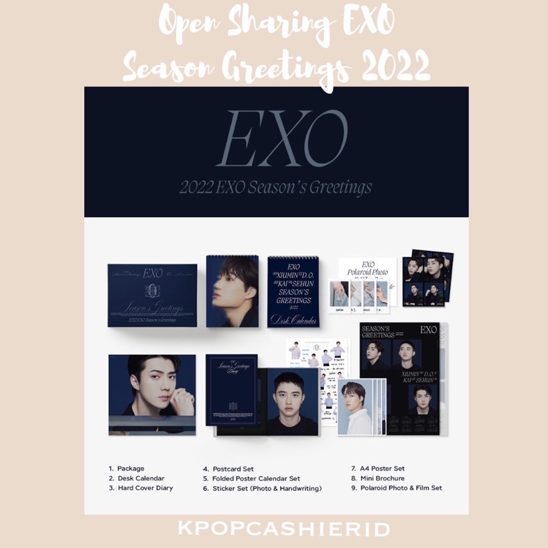 Pelunasan Season Greeting 2022 EXO SEHUN set
