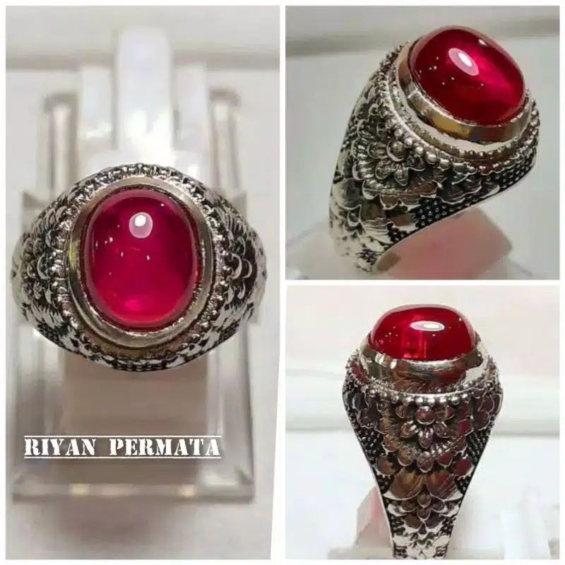 Batu cincin delima merah siam bangkok dan cincin merah Siam Bangkok star