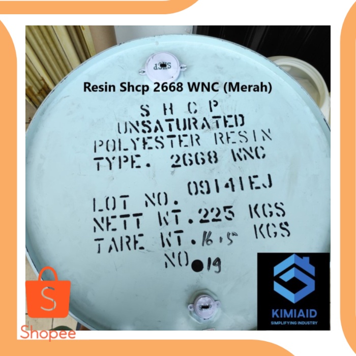 Jual last stok Resin Shcp 2668 WNC 1 Drum - Resin Merah 1 Drum - Resin Shc Limited