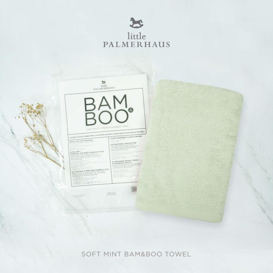 Makassar ! Towel / Handuk Bam &amp; Boo Bamboo Little Palmerhaus Big Size 70 x 140 Cm