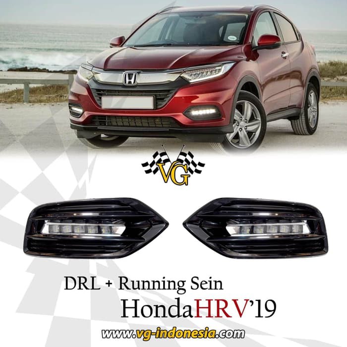 Lampu Drl Foglamp + Running Sein Jalan New Hrv 2018-2019