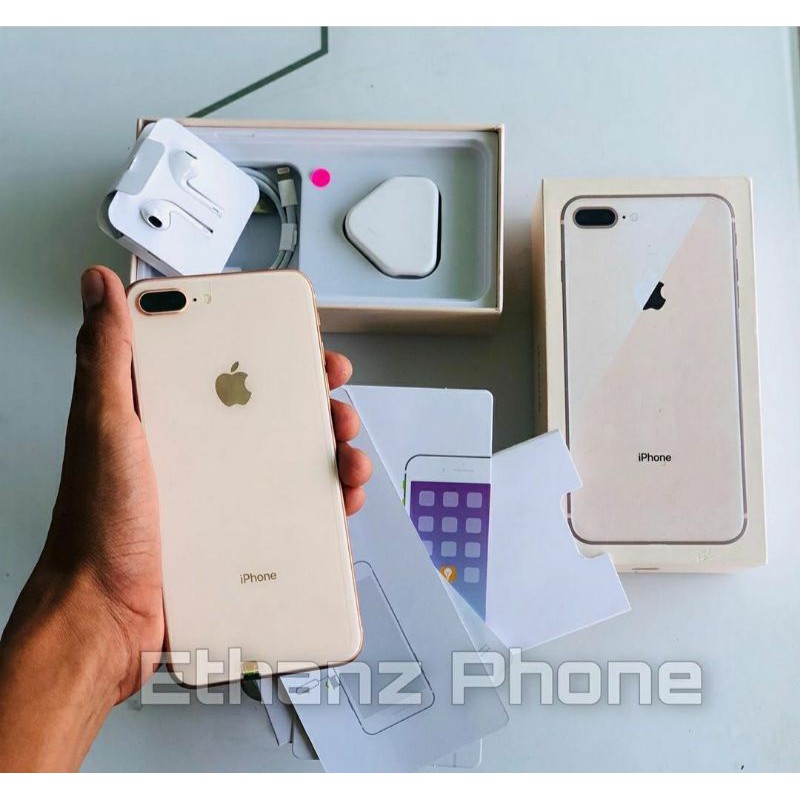 Iphone 8 Plus Ibox 256gb 64gb Original Fullset Like New Shopee Indonesia