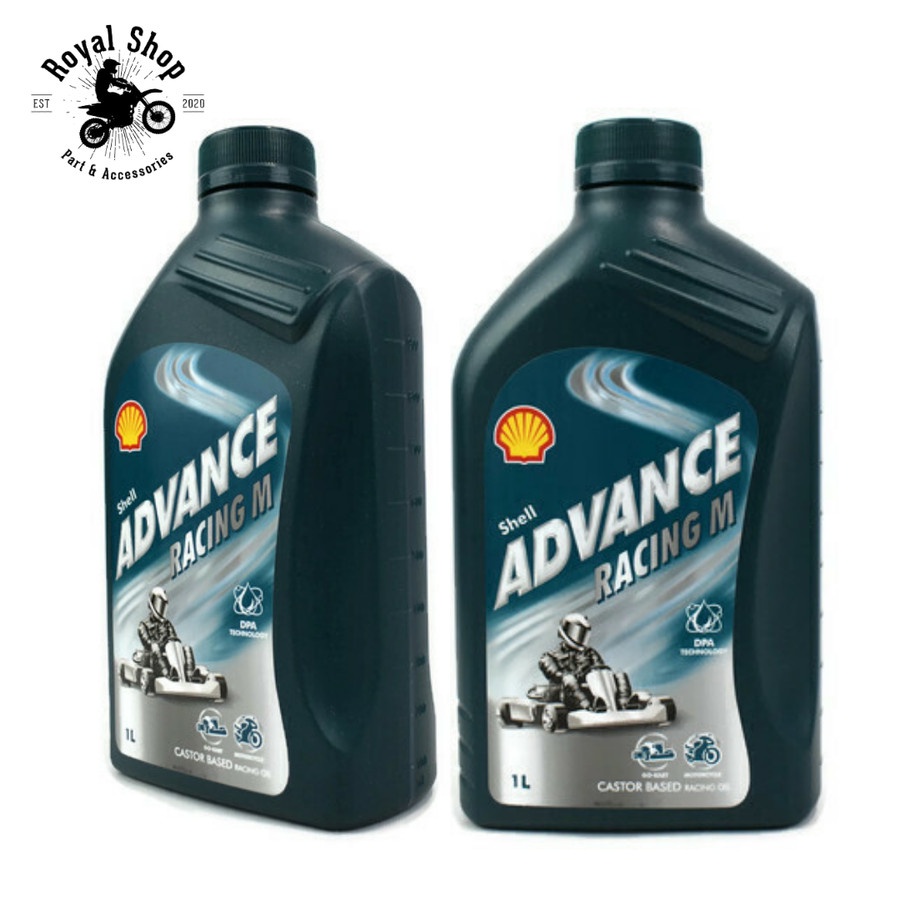 OLI SAMPING 2 TAK 2T SHELL OLI SHELL ADVANCE RACING 1L