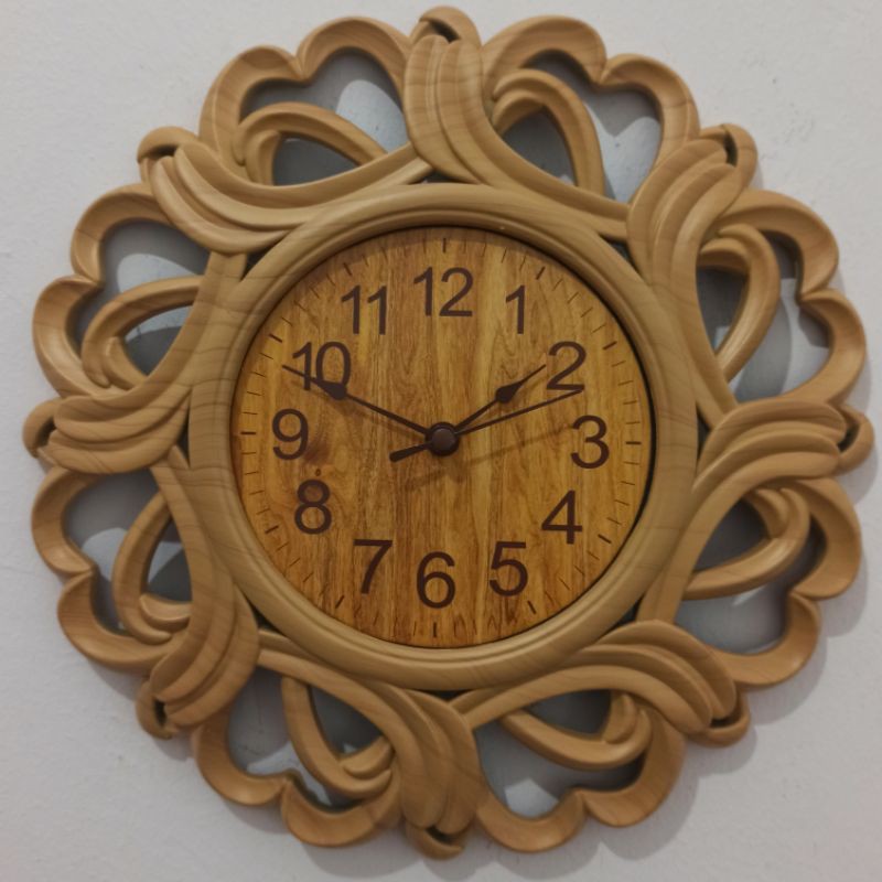 jam dinding unik bermotif kayu-3042 CM