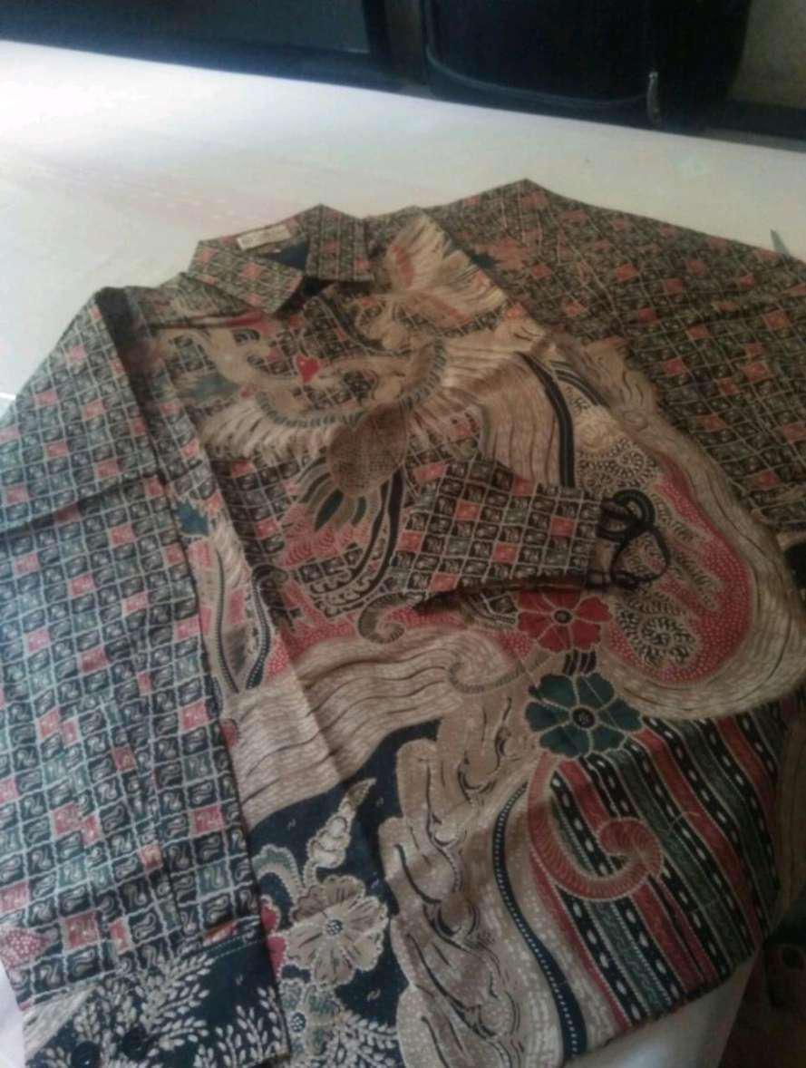 Kemeja Batik Solo Jawa Slim Fit Premium Baju Batik Furing Pria Lengan Panjang Slimfit Modern Pcw016
