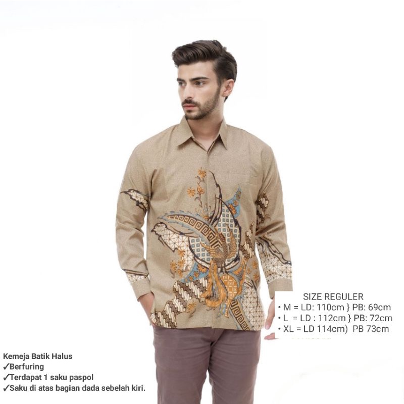 Kemeja Batik Furing Pria Dewasa Eksklusif Motif Modern Terbaru Bisa Seragam Kantor Kerja Pernikahan Tunangan Shopee COD Kode133P