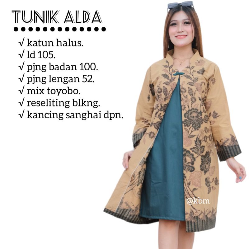 tunik layer alda batik solo tunik batik mix toyobo