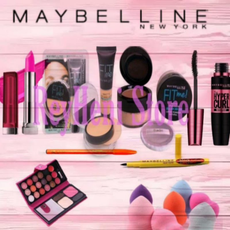 Maybelline - Make up - Kosmetik - Paket Make up - Alat Make up - Make up set - Alat Kecantikan