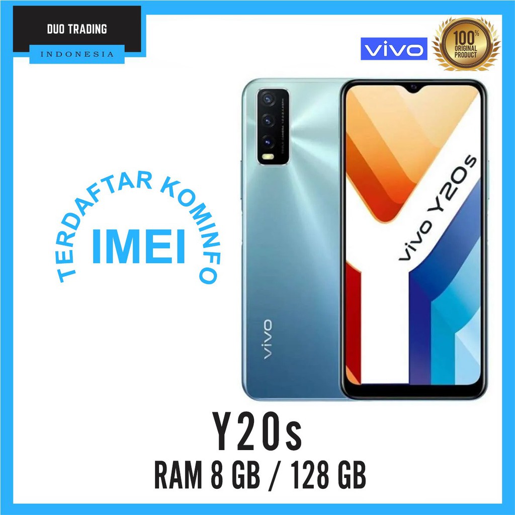 VIVO Y20S RAM 8GB ROM 128GB GARANSI RESMI VIVO