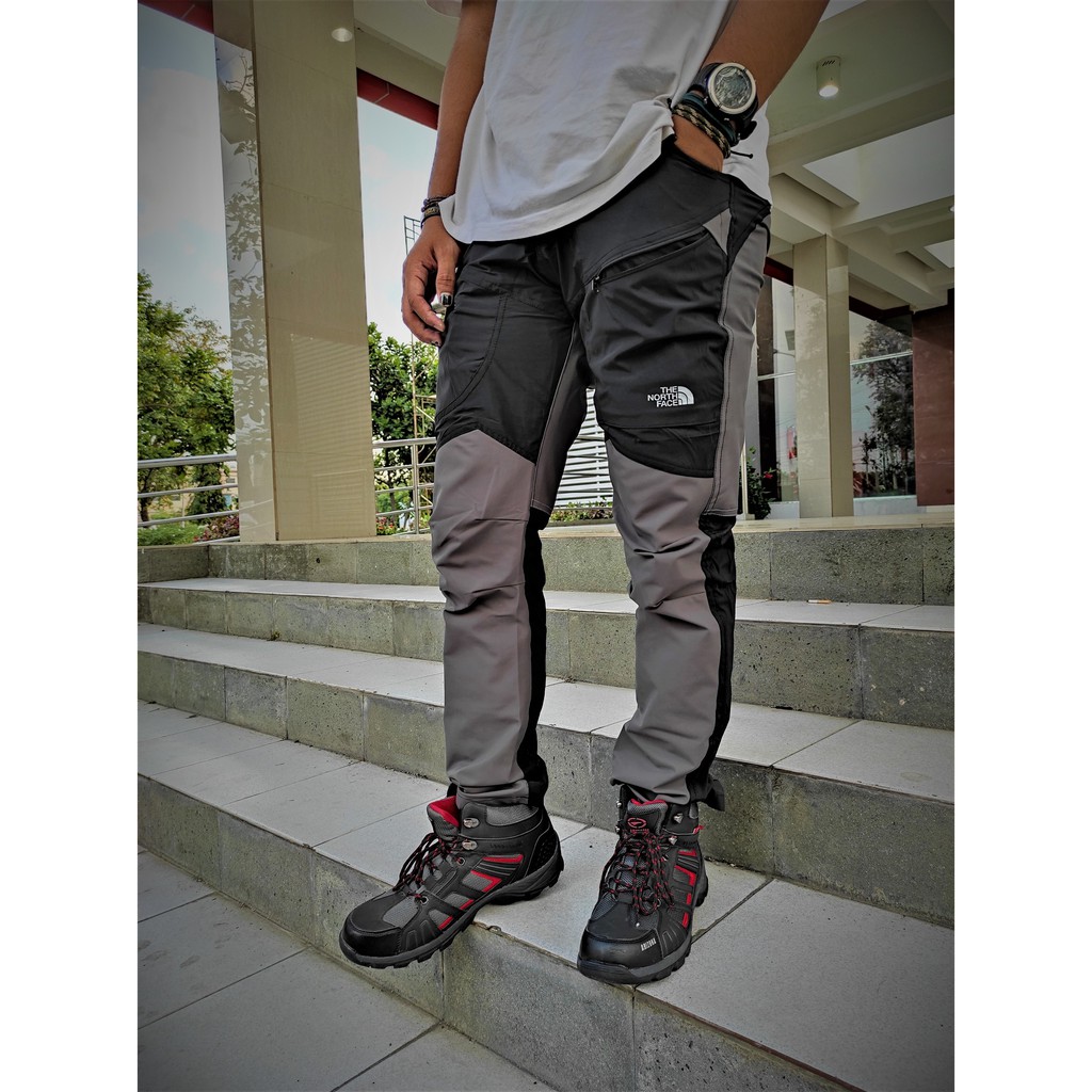 celana panjang the north face bahan quick dry