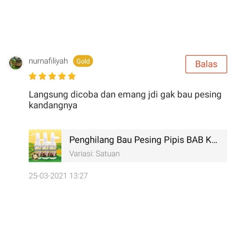 SUPERFRESH 60 - Penghilang Bau Kandang Kucing Pesing Pipis BAB Kelinci Kucing Anjing Pewangi Kandang 60 ML