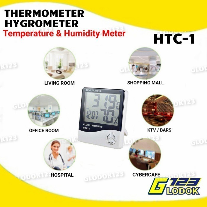 Thermometer Suhu Temperature Hygrometer Humidity