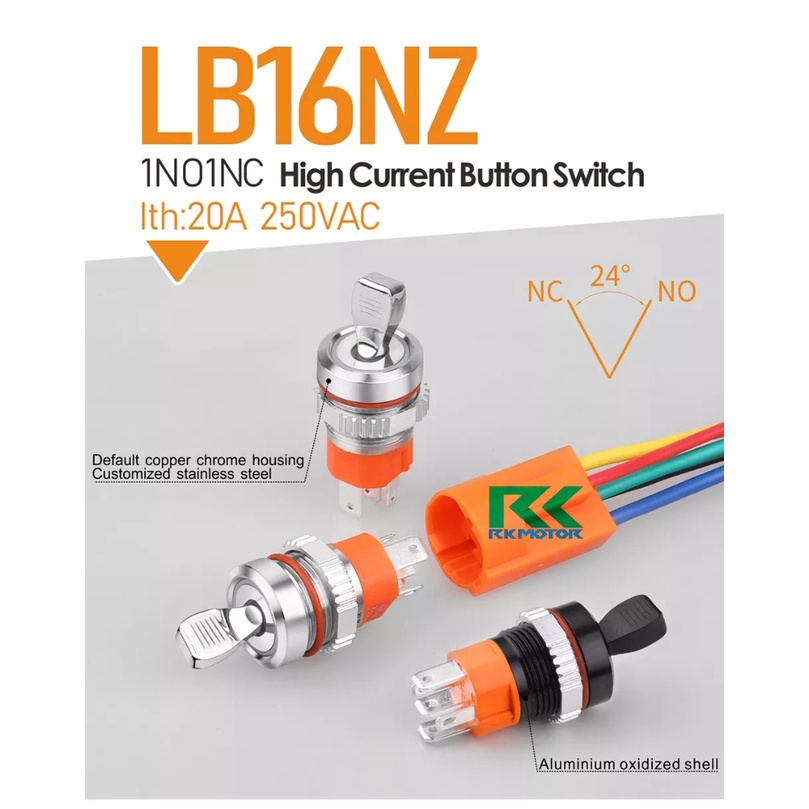 Switch Saklar On Off Lampu Mobil Motor 12V 24V DC Garansi