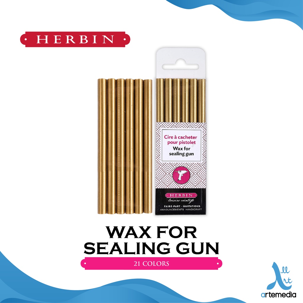 

Herbin Seal Wax Stick Set 6 For Wax Gun