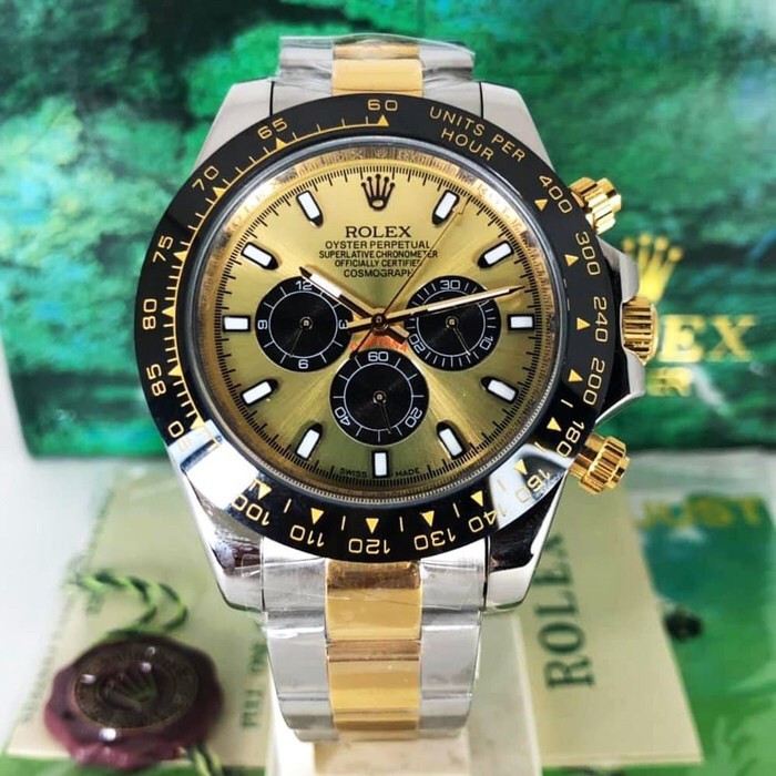 JAM TANGAN PRIA ROLEX DAYTONA SHAPPIRE AUTOMATIC 42MM GRADE AAA