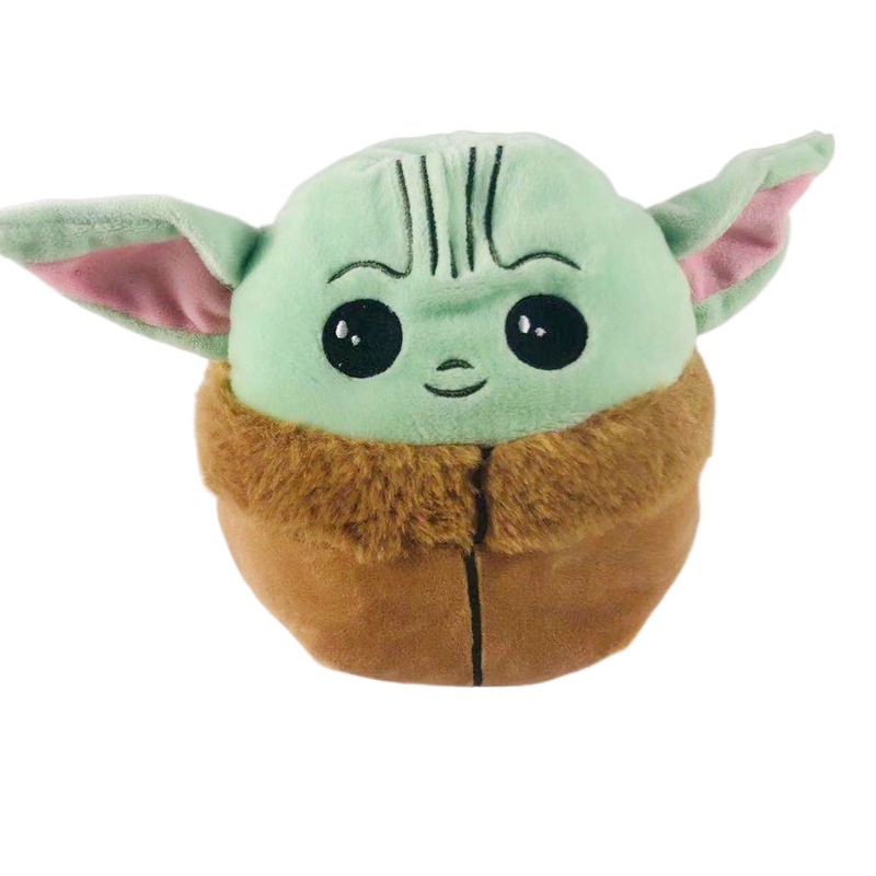 Mainan Boneka Stuffed Plush Marvel Star Wars Baby Yoda Sisi Ganda 17CM Untuk Hadiah Anak