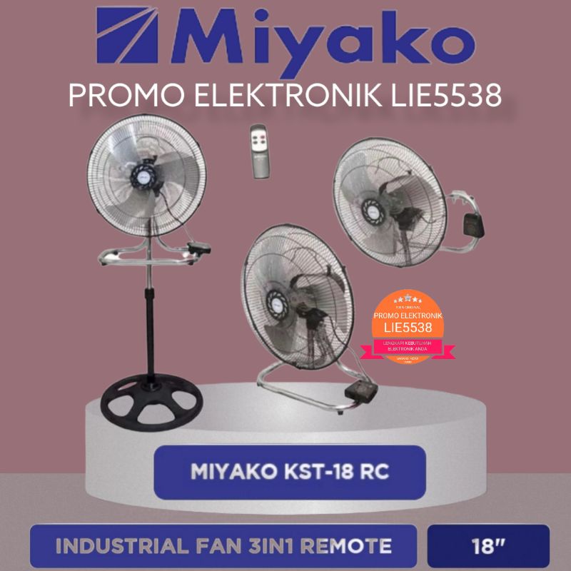 MIYAKO multi fan remote control KST 18 RC 3in1