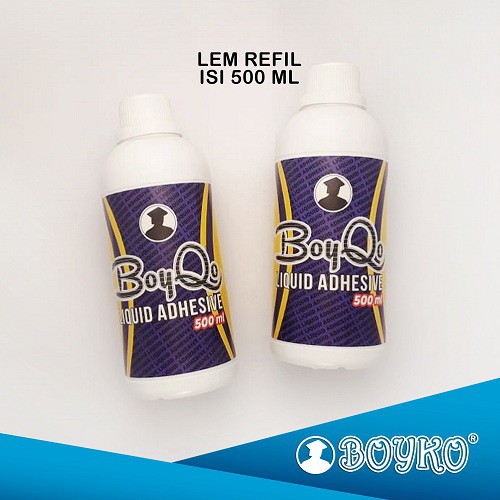 

LEM BOYKO / LEM KERTAS / NON TOXIC/ LEM REFIL 500 ML