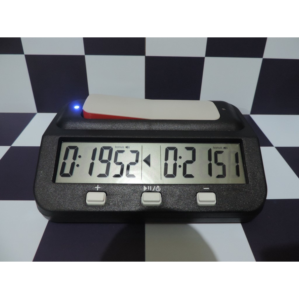 Timer Jam Catur Digital Standar Percasi dengan Lampu Indicator
