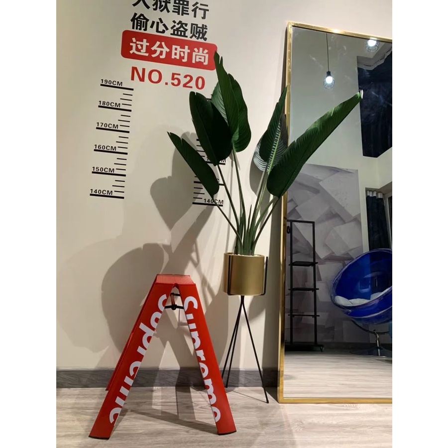 supreme step ladder chair red tangga lipat Lugano ss19