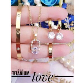 Titanium Set Perhiasan Wanita 228226