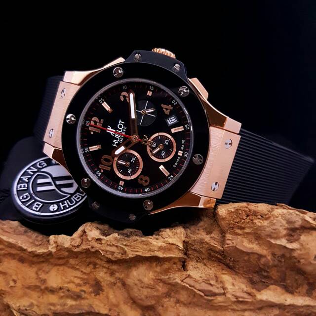 Jam Tangan Cewe Wanita Elegant Hublot type 6866 KW Super