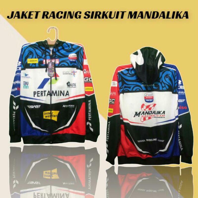 JAKET RACING SIRKUIT MANDALIKA | JAKET FULL PRINTING