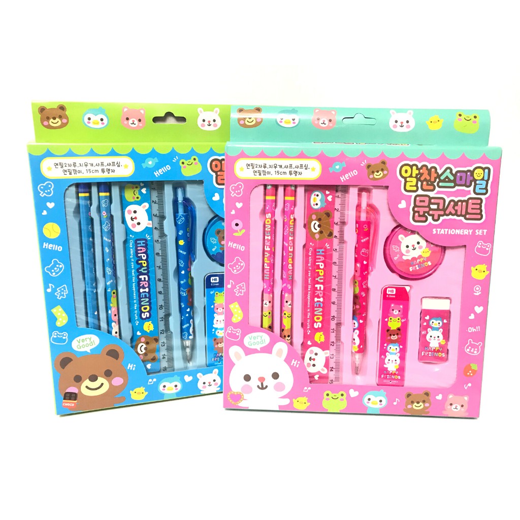 

Minicart Stationery Set 7 In 1 Paket Alat Tulis Berkarakter - 20001