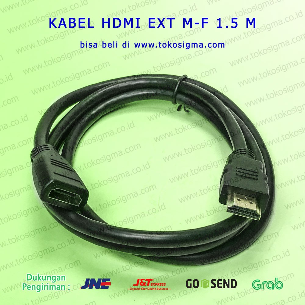 KABEL HDMI PERPANJANGAN MALE-FEMALE EXTENSION M-F 1.5 M