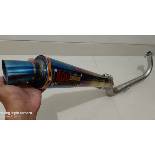 Knalpot Motor KOU fullsystem Honda Beat