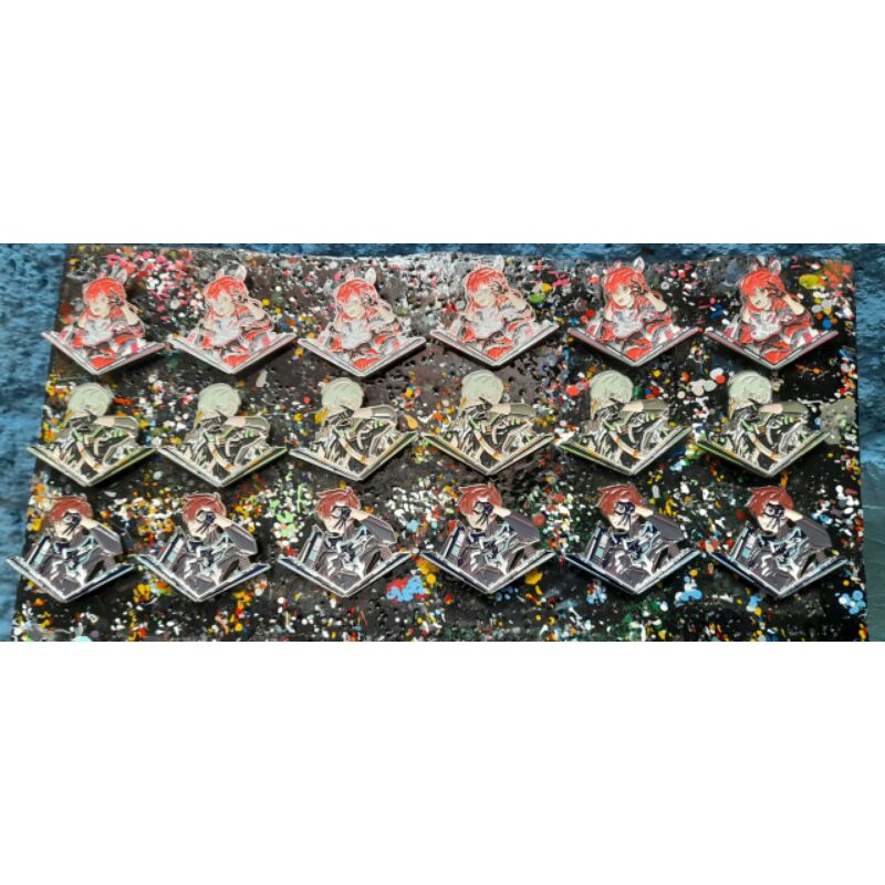 Jual Enamel Pin Custom Plathing Silver Siap Order Desain Bebas ...