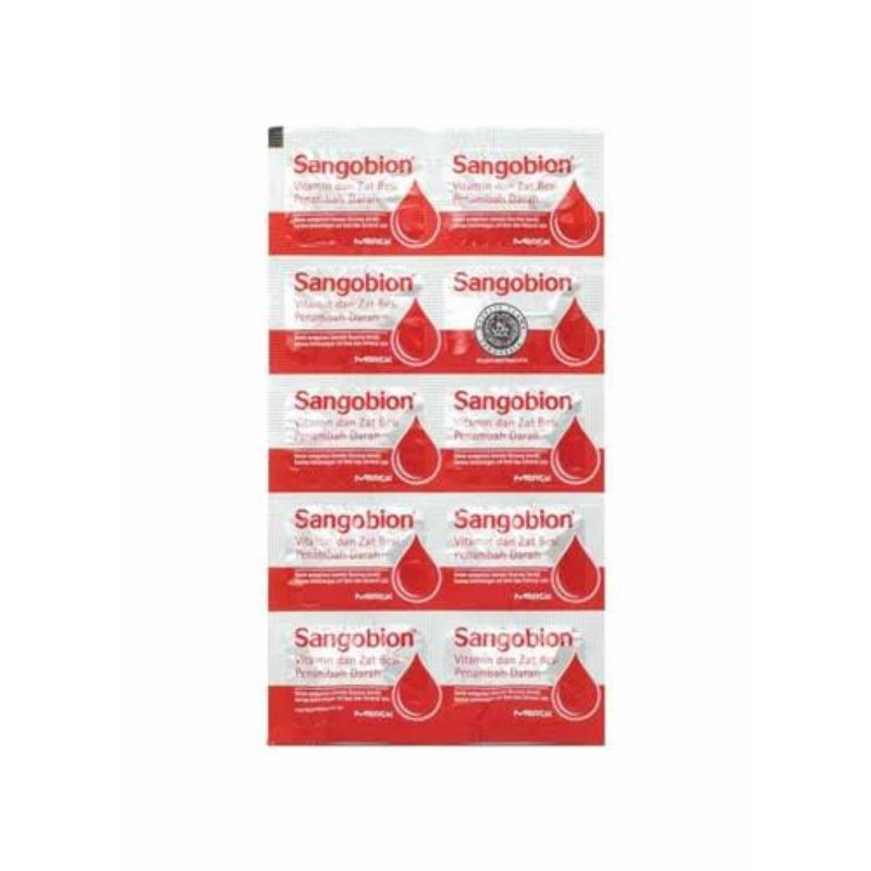 Sangobion 10s / Tablet Tambah Darah / Suplemen Tambah Darah / Mineral dan Vitamin