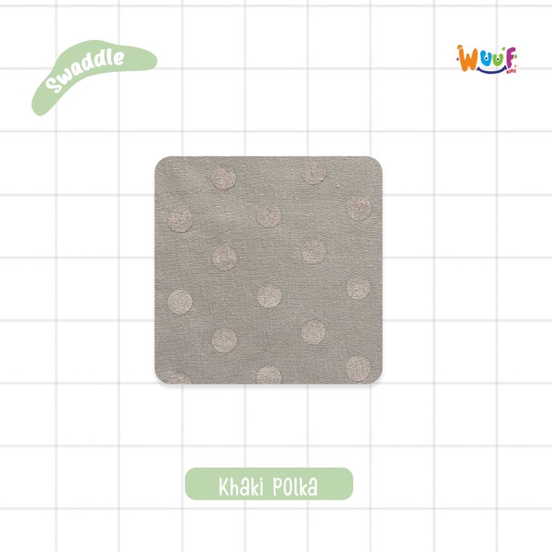 Bedong Bayi Motif Polkadot (WUUF KIDS)