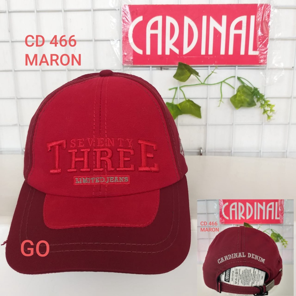 gos JB TOPI CARDINAL 100% ORIGINAL topi cardinal brand topi cardinal terbaru model 2 Warna