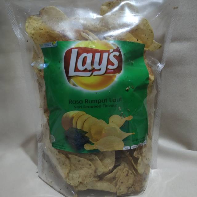 

Lays Rumput Laut @ 200 gr / Snack Kiloan / Cemilan Kiloan / Chiki Indofood