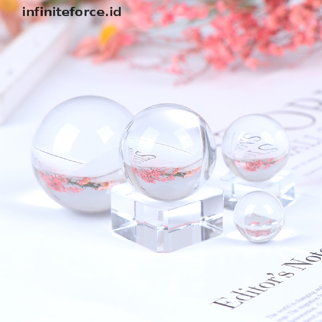 (Infiniteforce.Id) 1pc Bola Kristal Quartz Transparan Untuk Dekorasi Rumah / Properti Fotografi