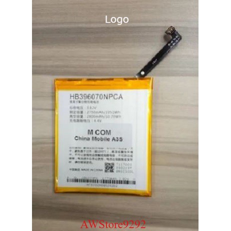 Mcom Battery Batre Baterai Double Power Mcom China mobile A3s Hb396070NPCA