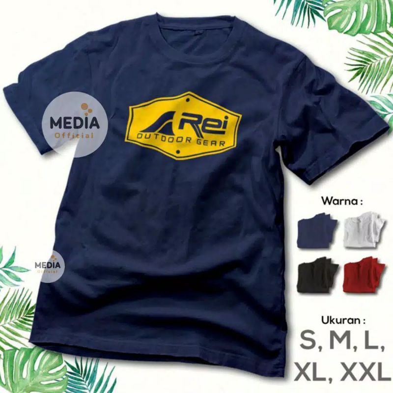 Kaos REII OUTDOR GEAR Premium - Kaos Pendaki - Kaos Gunung - Poliflex Rhinotech - AADC