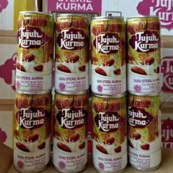 

[COD] [8Kaleng @200ml] Susu Steril Tujuh Kurma Susu Cair 7 Kurma [COD]