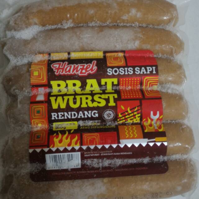 

Bratwurst Rendang Hanzel 500gr