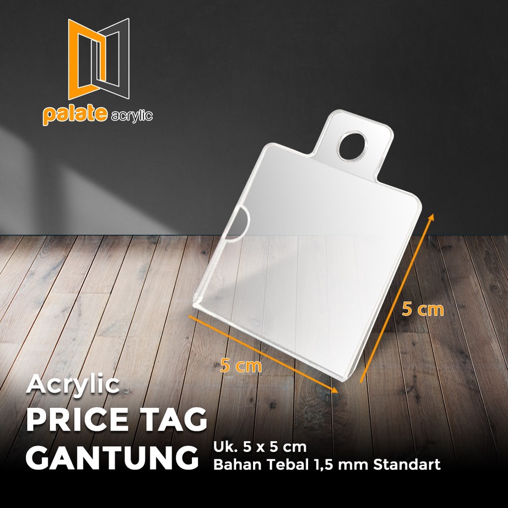 

AKRILIK PRICE TAG 5x5 CM