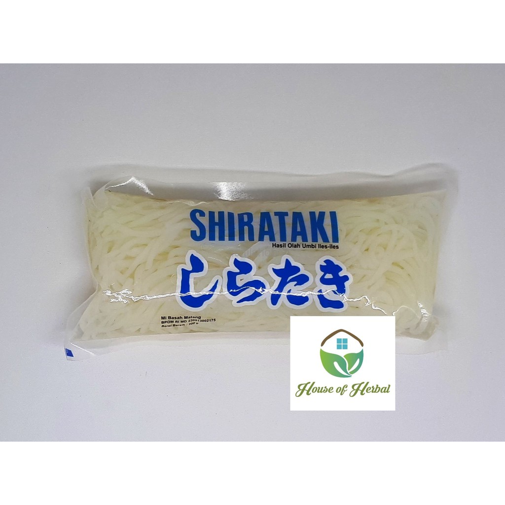 

Mie Shirataki Biru - Wet Shirataki Blue Noodle 200 gram