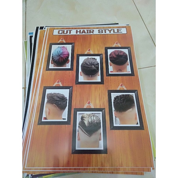 poster potong rambut barbershop