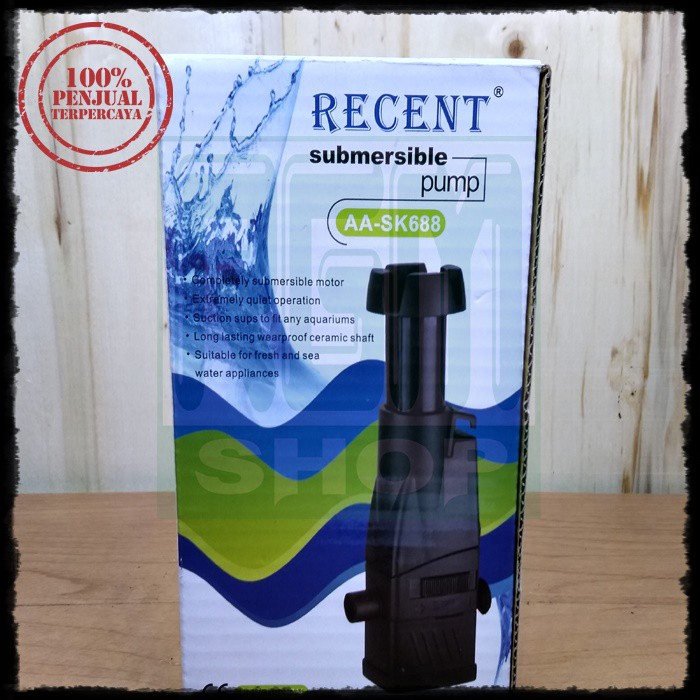 RECENT surface skimmer aa sk688 internal filter aquarium aquascape murah