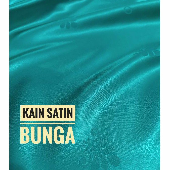 Kain Satin Motif Bunga untuk Gorden lebar 120cm
