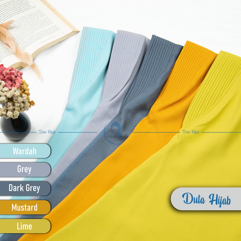 Jilbab instan / Hijab bergo maryam SIMPLE PAD JUMBO L murah (TANPA TALI)-2