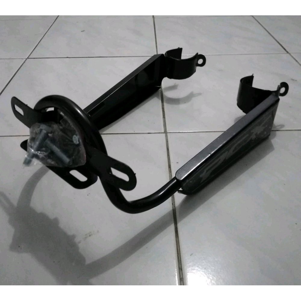 BREKET NOPOL DAN DUDUKAN LAMPU TEMBAK MOTOR PCX