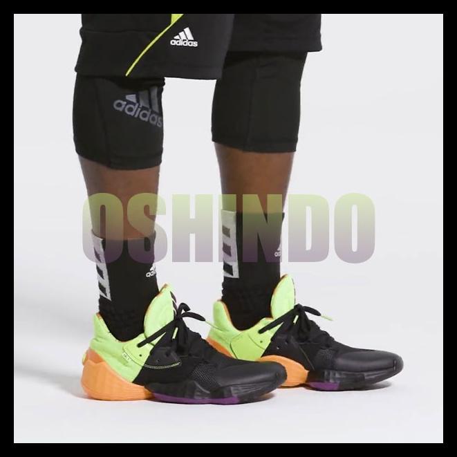 Sepatu Basket Adidas Harden Vol 4 Black Amber Tint Original Asli